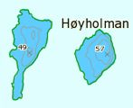 Berggrunnsgeologien på Skorpa, Nøklan og Høyholman består i