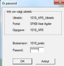 Lås opp et uttrekk som er til oppdatering («angre» uttrekk).