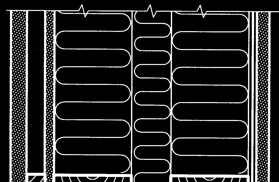 Tabell 2-6 viser noen mulige konstruksjonsløsninger for yttervegg, yttertak og gulv som vil kunne tilfredsstille passivhuskriteriene.