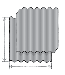 Produktdata ivarcem 600R Platetykkelse ca. 6,5 mm Monteringshøyde ca. 54 mm Standard (BxL) ca. 1086 x 1220 mm Leveres i lengder opp til ca. 3050 mm Vekt pr.