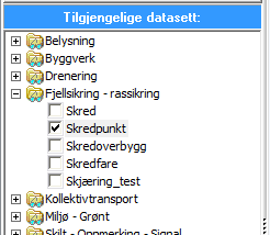 Etter å ha valgt HVA og HVOR trykker man på «Hent data fra NVDB», og «Fortsett» i neste dialogboks.