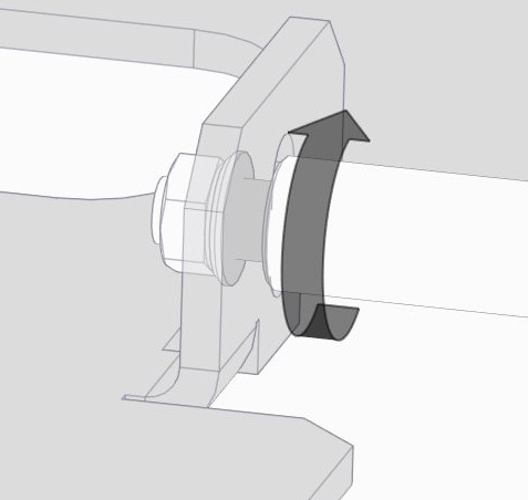 Assemble the damper as illustrated.