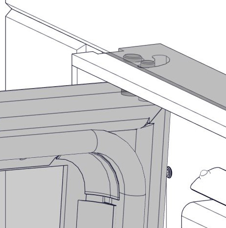 G 53 3. 3. Løft døren opp slik at nedre hengsle kommer ut av sitt spor i rammen. 4. Hold døren oppe til den nedre delen er utenfor rammen. 3. Lift the door up to the moment when a lower door hinge leaves its socket in the frame.