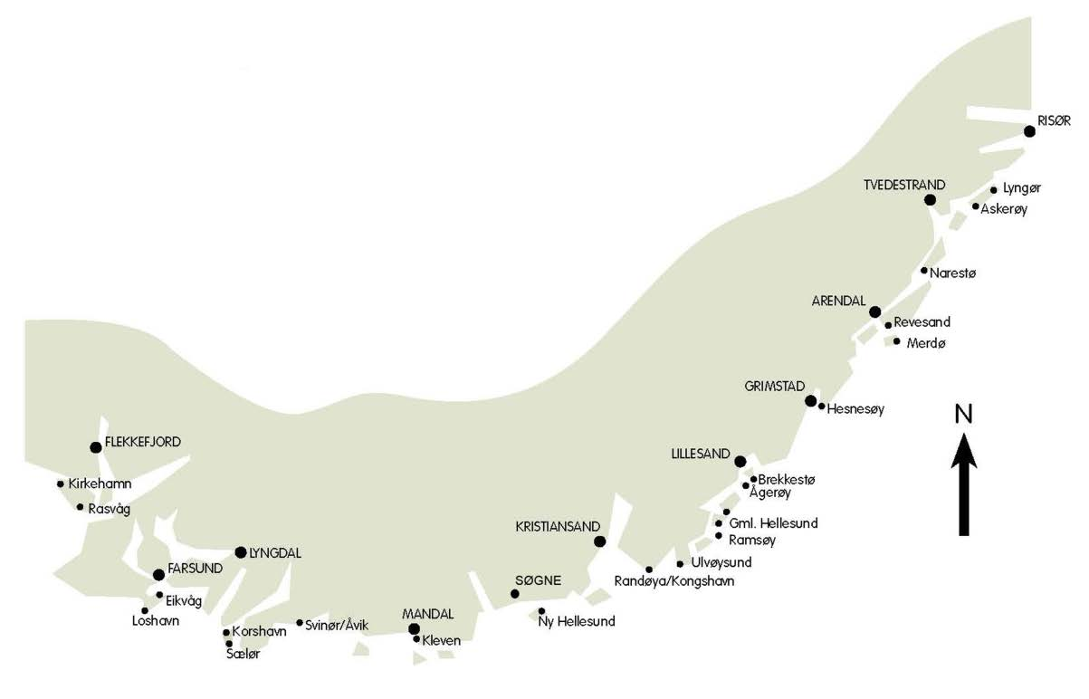 De mange bevarte fortøyningsfestene i uthavnene som vitner om havnenes sentrale plass i en større maritim infrastruktur.