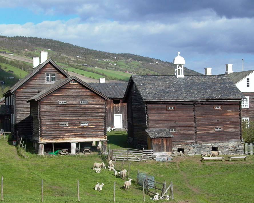 Bryggen in Bergen; auf der Weltkulturerbe-Liste von UNESCO Stabkirche von Borgund W ir