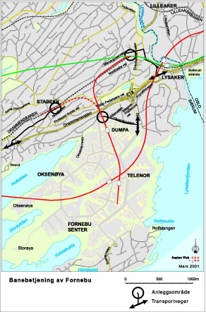 230 Kollektivbetjening av Fornebu Statens vegvesen Akershus / Jernbaneverket Tilleggslutredning
