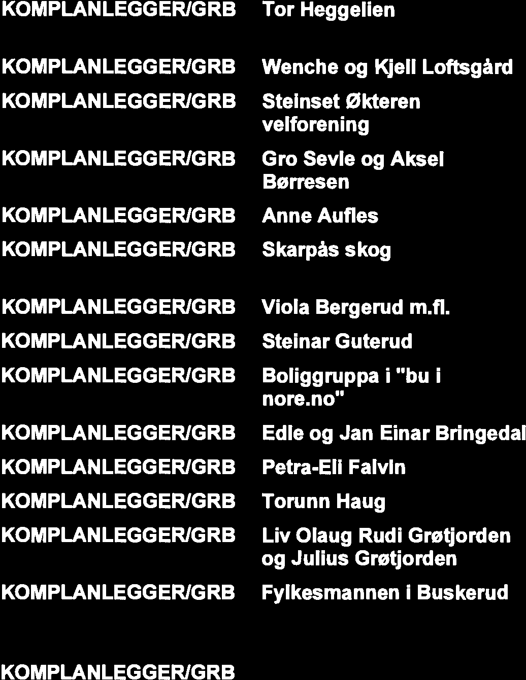 no Edle og Jan Einar Bringedal Petra-Eli Falvin Torunn Haug Liv 01aug Rudi Grøtjorden og Julius Gretjorden Fylkesmannen i Buskerud Arne Trondrud