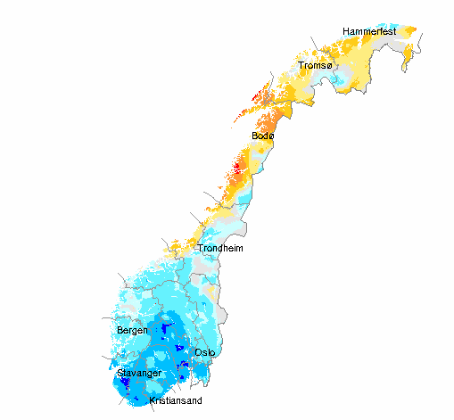 1.1.3 Nedbør I juli kom det meir nedbør enn normalt i Sør-Noreg. Spesielt på delar av Austlandet kom det mykje nedbør i starten av månaden.