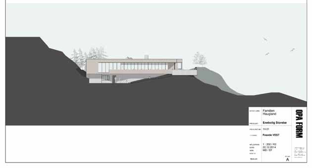 Planomtale for Gråsidalen nord, gnr 40 bnr 4 mfl Austevoll kommune Side 14 av 19 Grunneigar på bnr 176 har utarbeida teikningar på eit hus godt tilpassa tomt og omgjevnadane.