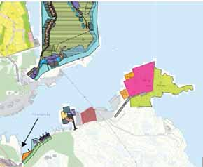 Omsøkt tiltak Utsnitt kommuneplan Nabovarsel: Ingen merknader frå varsla naboar.