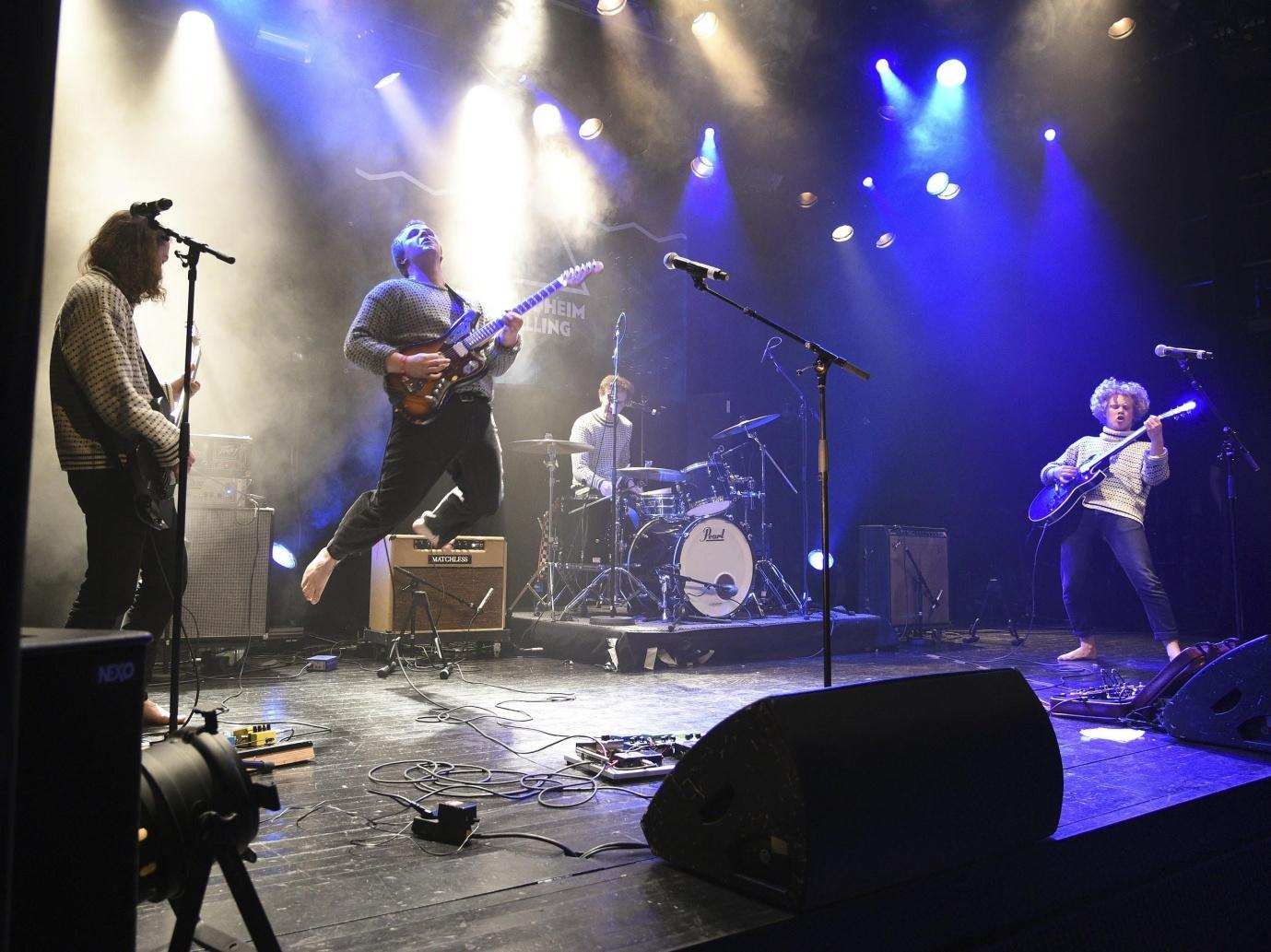 Trondheimsgruppa Frukt Og Grønt (FOG), vinner av Trøndersk mesterskap i pop og rock 2014.