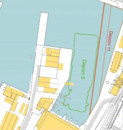 Deponi i Nyhavna (prosjektet Renere Havn ) Renere havn er et samarbeidsprosjekt mellom Trondheim kommune, Trondheim Havn og Klimaog forurensningsdirektoratet (Klif). Bystyret vedtok 24.11.