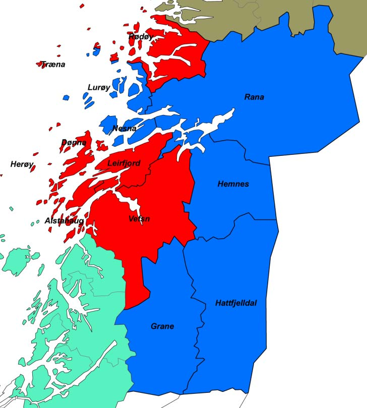 1. Regioninndelingen Telemarksforsking bruker en regioninndeling som vi kaller politiske regioner. Det er regioner dannet av at kommuner selv inngår samarbeid om næringsutvikling og politikk.