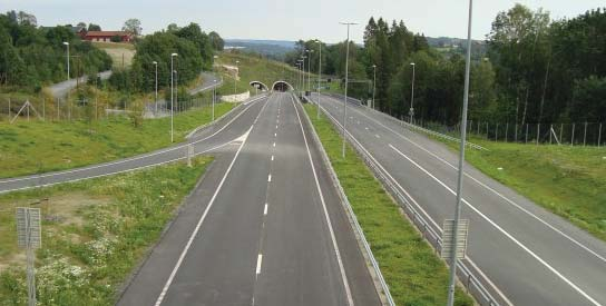 Rv. 4 Kjul Åneby sør Standard som ligger inne i alternativene 4 felt i henhold til framtidig trafikkmengde på alle alternativene foruten alt 2.