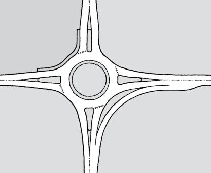 Det er planlagt rundkøyring på E39 for alternativa der E39 kjem ut ved Kronborg. Det vil då bli plassert ei rundkøyring om lag der det er rundkøyring i dag.