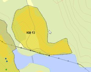 5.4.13 KM 13 Soleide under Vie (gnr 43), Førde kommune Kulturmiljø knytt til jordbruk og samferdsle Soleide er skilt ut som bruk under Vie.