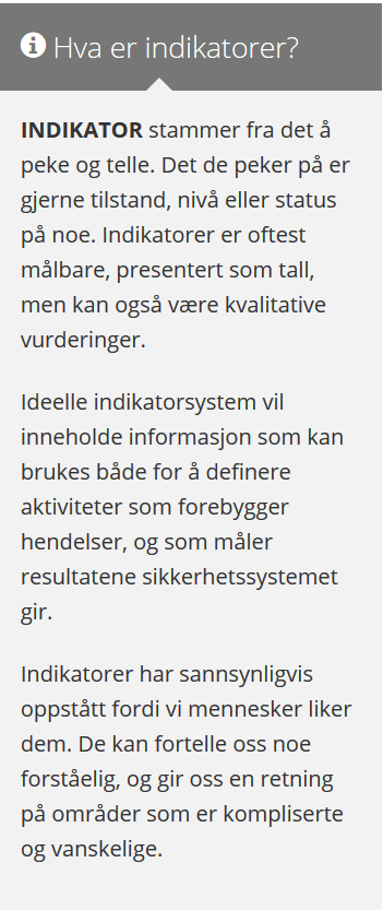 Hva er en indikator?