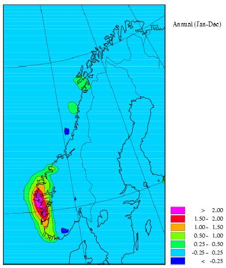 dager med >20 mm nedbør