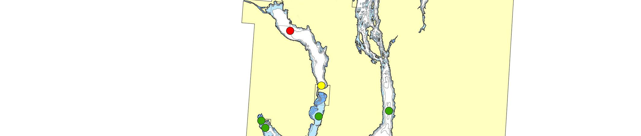 4.2.3 Resultater Analysen av sedimentprofilbilder i henhold til BHQ-indeksen er vist i Figur 30 - Figur 33.