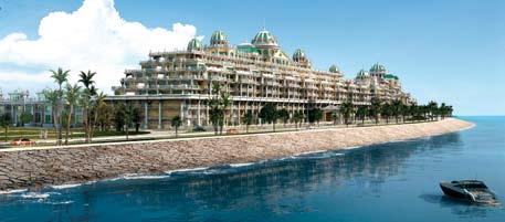 com Rixos The Palm 5* Lux Rixos The Palm kombinuje privatni i poslovni boravak kroz zabavu i aktivnosti za porodice, kao i savremeno opremljene