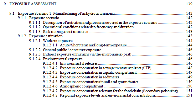 Hvem lager eksponeringsscenariene?