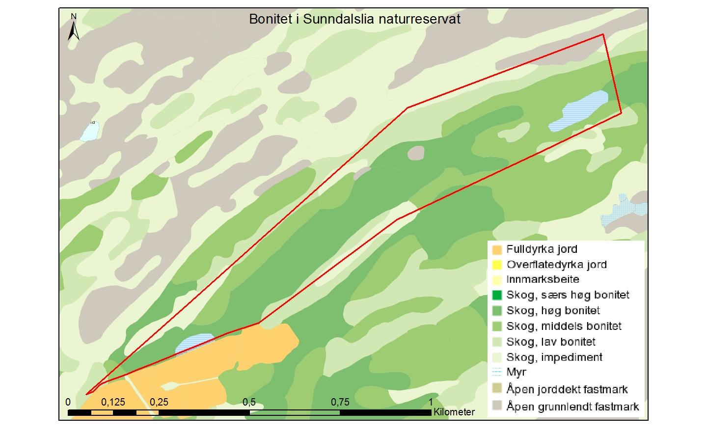 VEDLEGG 3. BONITET I SUNNDALSLIA VEDLEGG 4.