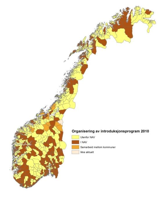 HVA SIER FORSKNINGEN OM ORGANISERING? «Ingen sammenheng om flyktningetjenesten er innenfor eller utenfor NAV kontoret» (Rambøl 2011) NIBR (Kristian R.