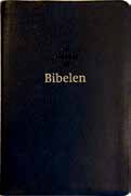 Mellomstor bibel Klassisk utgave i kunstskinn Gaveeske. To lesebånd. Format: 12 x 18 cm.