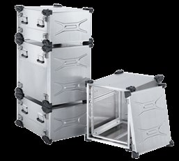 www.zarges.com K 470 universal containers IP 65 Mitraset RRF and a wealth of innovations Zarges Mitraset 19" kabinett Kan leveres med 1 eller 2 lokk Leveres i 3 std.