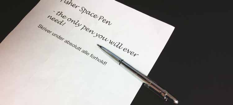 Fisher Space Bullet Pen var i Guinness rekordbok i 2002 som Verdens mest allsidige penn og er utstillt i New York Museum of Modern Art som eksempel på outstanding industridesign.