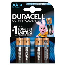 002562 6200000 Duracell batterier Ultra Power LR6 AA - 4pk ULTRA POWER LR03 AAA - 4PK 4pk LR03 AAA. 1,5V.