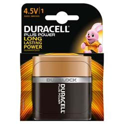 019317 6200004 Duracell batterier Plus Power 3LR12 - MN1203-1pk ULTRA POWER 6LR61 9V 1pk 6LR61 9V. Alkalisk batteri med lang holdbarhet. Ideell for røkvarslere.