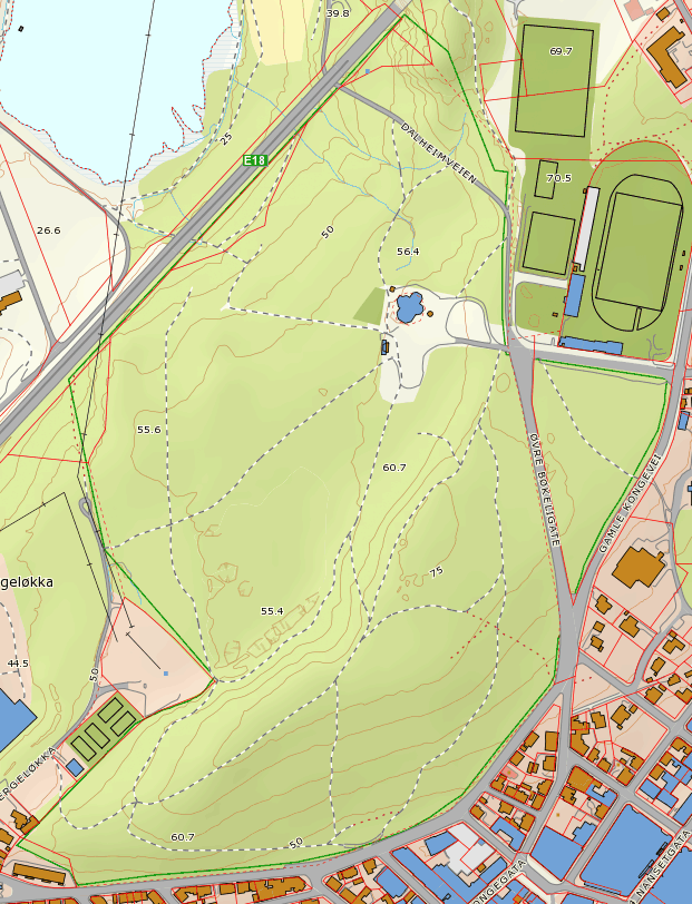 2.6 Eiendomsforhold Statskog er grunneier i det meste av verneområdet. For øvrig berøres en rekke mindre eiendommer i ytterkanten av verneområdet. Figur 2-2 viser eiendomsstrukturen.