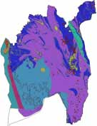 Figur 1. Oversikt over innsjøer som er brukt til utvikling og primær validering av modell (grønne sirkler), tidstrendsjøer (blå sirkler) og kalkede innsjøer til vurdering (røde sirkler).