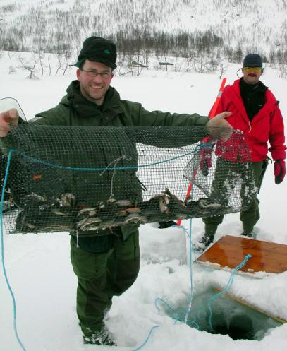 regulerte innsjøer i Troms - gir teinefiske