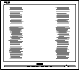 Bildet vibrerer på skjermen Sjekk at signalkabelen er korrekt og forsvarlig tilkoblet grafikkortet eller PC-en. Vertikal flimring forekommer Trykk på Auto-knappen.