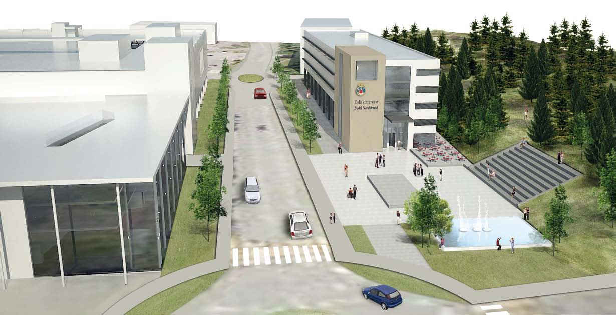 Ryen På den seks mål store tomta i Byggveien 8 på Ryen skal OBOS Forretningsbygg å bygge 8 000 m² kontorlokaler.