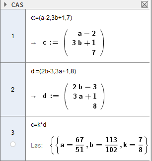 Løsninger v oppgvene i ok 4.5 c c p = [, c, ] [, c, d] og q = [0,,] Vi finner et enklere uttrykk for p.