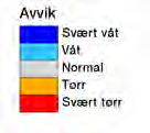 1.6 Grunn- og markvatn Både kartet som viser markvatnunderskott og grunnvasstand i høve til normalt