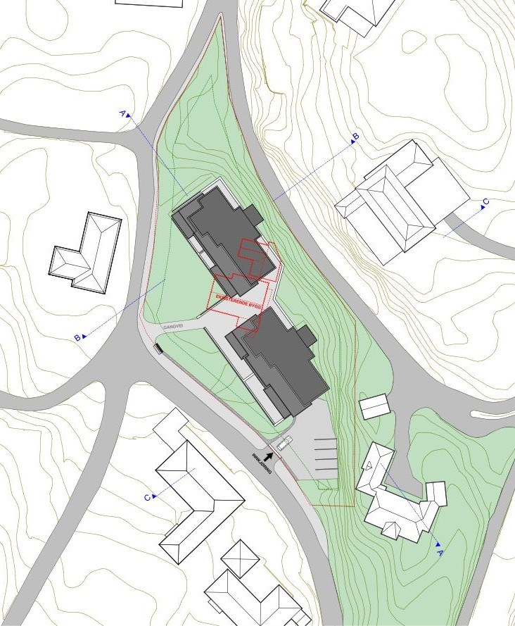 Side 10 av 12 6 BESKRIVELSE AV PLANFORSLAGET Foreslått tiltak legger opp til utbygging av to leilighetsbygg med totalt 10 leiligheter på gnr. 13 og bnr. 525.