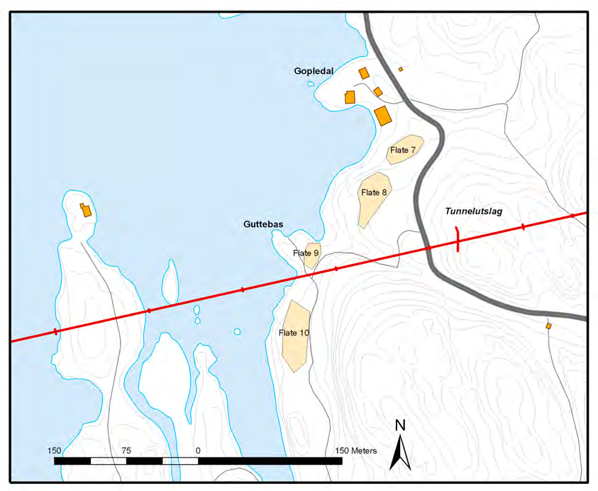 5.3.2 Potensialet for nye funn på Torstvet Det anses at det innenfor trasealternativene som går gjennom Torstvet er potensial for funn, særlig fra steinalder.