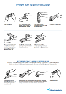 Hånddesinfeksjon trinn for trinn 3.