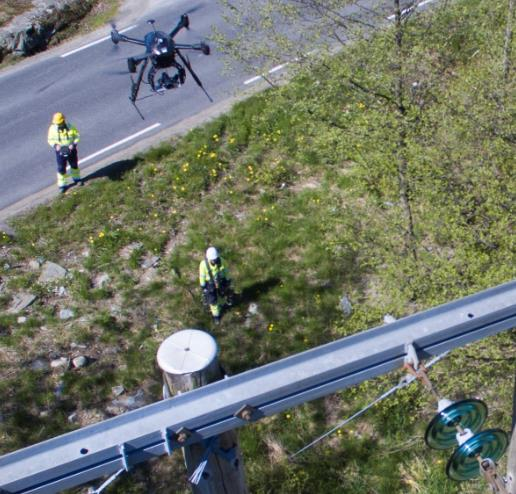 stang-, hanske- og barhåndmetoden Drone Tillatelse fra Luftfartstilsynet til å