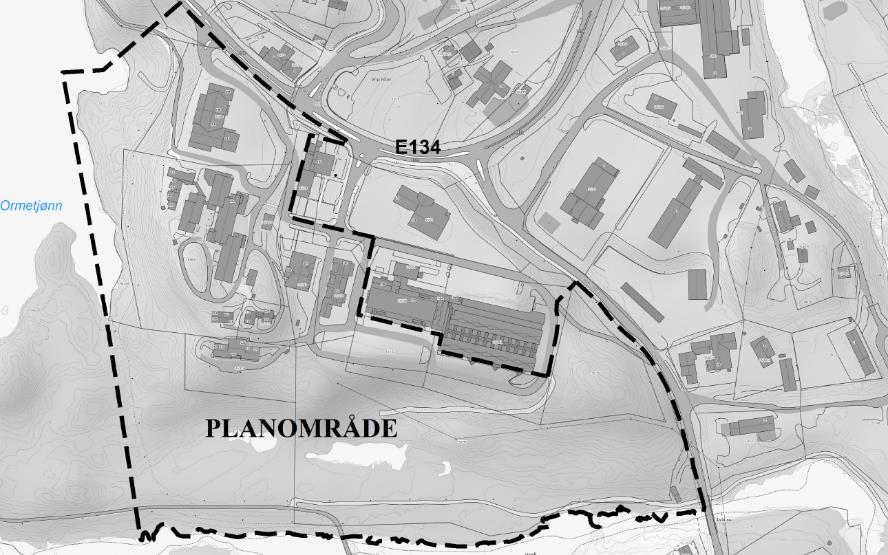 Figur 2 Planavgrensning 2 Ekstern kommunikasjon 2.