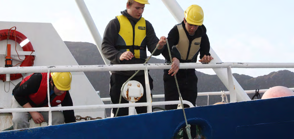 Sogn og Fjordane fylkeskommune - Verdiskapingsplanen - Handlingsplan 2015-2018 - 17 5 Kunnskap Opplæringsfartøyet «Skulebas» Foto: Måløy vidaregåande skule 5.