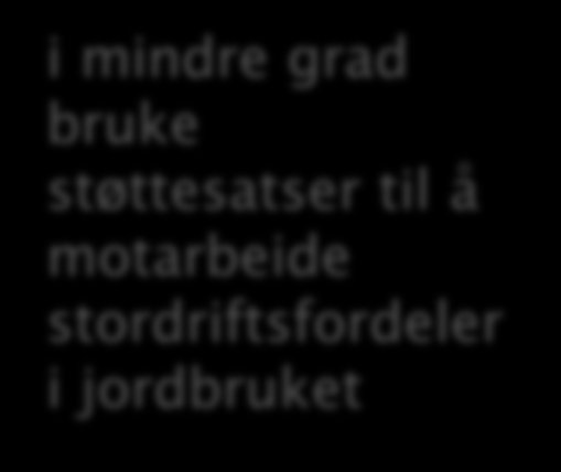 mye større bruksenheter i deler av landet?