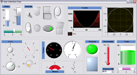 Test av IO, regulering og HMI. side 6 Frivillig oppgave for å forbedre HMI et. Oppgave 3. Bruk av Measurement Studio, MS.