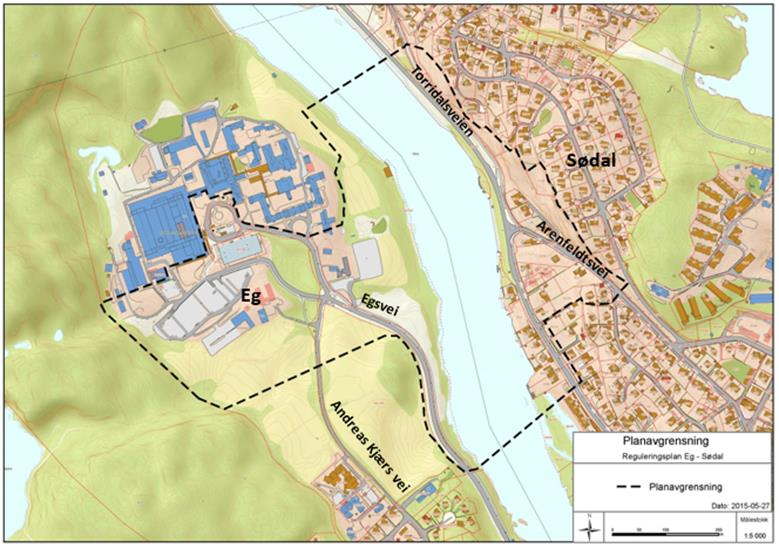 1 Innledning Norconsult har fått i oppdrag fra Statens vegvesen Region sør å utarbeide en detaljreguleringsplan med konsekvensutredning for ny bro fra Eg til Sødal i Kristiansand.