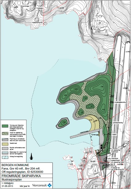 Hensikten er å sikre friområde til de nye boligene. Samtidig vil beplantning i friområdet bidra til demping av det visuelle uttrykket av dagens støyskjerm langs motorvegen.