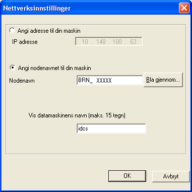 6. Brother PC-FAX-program (Ikke tilgjengelig for DCP-modeller) Konfigurere innstillingene for nettverks-pc-fax-mottak 6 Hvis du ønsker å endre mottaksinnstillingene for nettverks-pc-fax som du